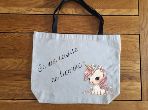 TOTE BAG "licorne"